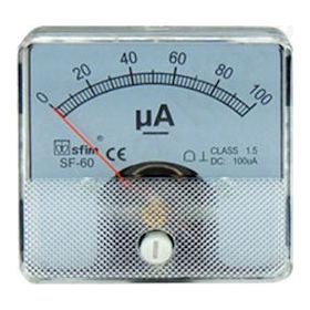 Analog Panel Instrument 60Χ60 100μΑ DC