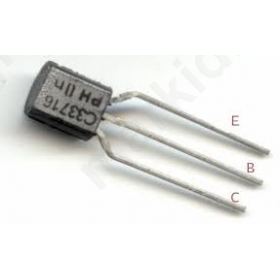 BC337,Transistor: NPN; bipolar; 45V; 800mA; 625mW; TO92