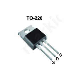 TRANSISTOR NPN 33A 100V 150W 0.077Ω IRF540 TO220