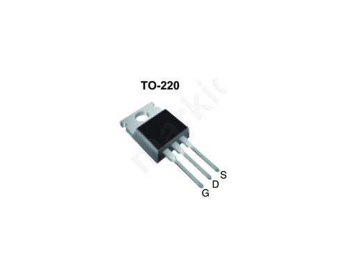 TRANSISTOR NPN 33A 100V 150W 0.077Ω IRF540 TO220