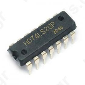 I.C 74LS20N,Dual 4-input Positive NAND Gates