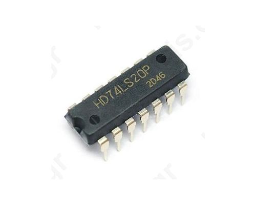 I.C 74LS20N,Dual 4-input Positive NAND Gates