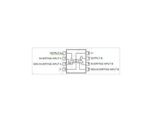 NE5532N. 8-Pin Plastic Dual In-Line Package (PDIP-8)