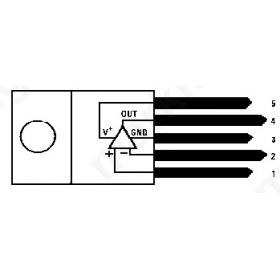 I.C TDA2002,8W Car Radio Audio Amplifier.