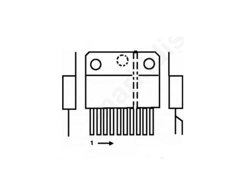 I.C TDA8561Q pwr amp 2*24w/4e(4*12w/2e