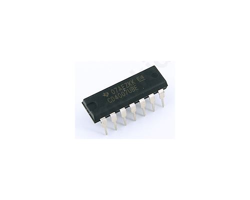 I.C CD4007,Inverter, 3  18 V 14-pin PDI