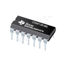 IC digital NAND Channels 4 Inputs2 CMOS THT DIP14 CD4011BE