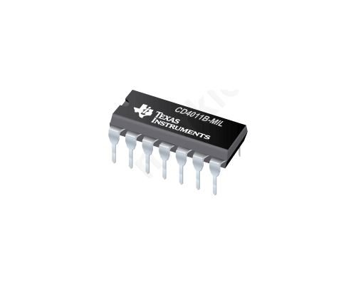 IC digital NAND Channels 4 Inputs2 CMOS THT DIP14 CD4011BE