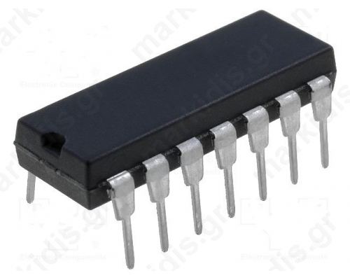 MC33079P Operational amplifier; 16MHz; Channels:4; DIP14
