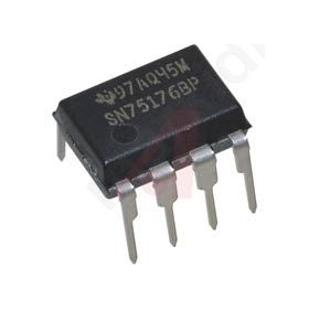 SN75176 Line transmitter-receiver; RS485; 5VDC; DIP8