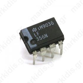 I.C LF356N Operational amplifier; 5MHz; 10-36VDC; Channels:1; DIP8