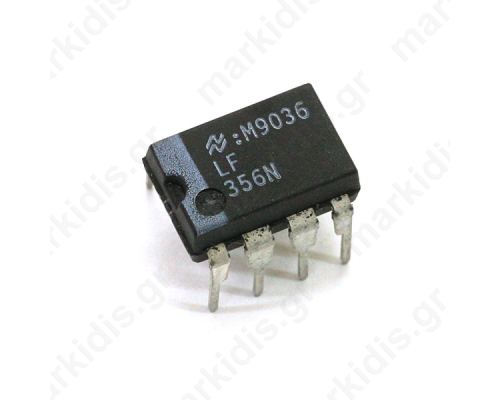 I.C LF356N Operational amplifier; 5MHz; 10-36VDC; Channels:1; DIP8