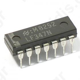 LF347N Operational amplifier; 4MHz; Channels:4; DIP14