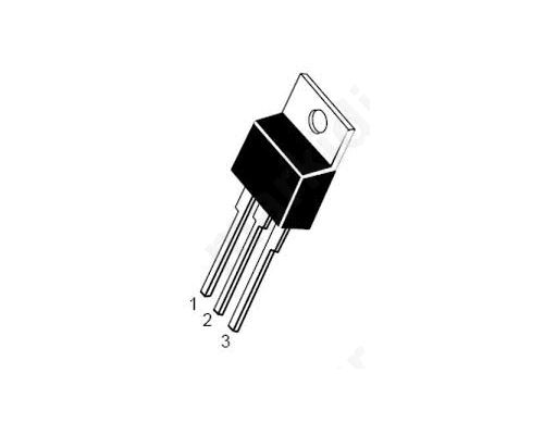 BT136-600, Triac 600V 4A 70mA TO220AB