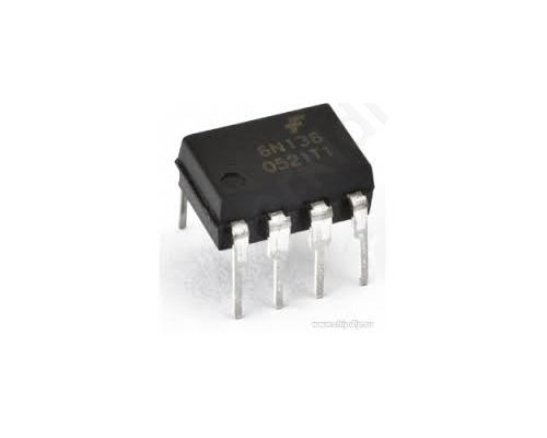 OPTOCOUPLER 6Ν136/6Ν135, Out: transistor; 2.5kV/ μ s; 1Mbps