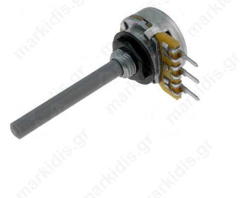 Potentiometer shaft single turn 4.7k Ω  0.12W ±20% 4mm THT