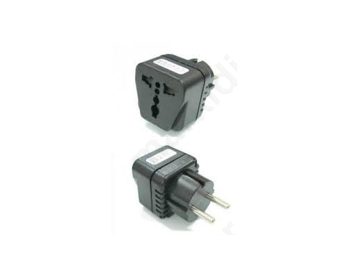 ADAPTOR SCHUKO male to female UNIVERSAL