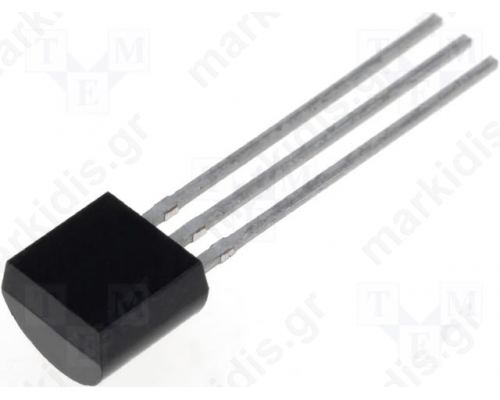 Voltage stabiliser; fixed; 12V; 0.1A; THT; TO92