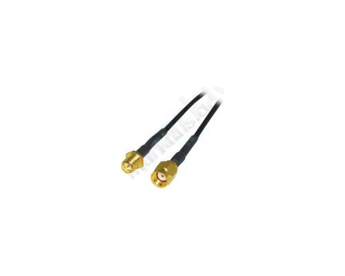 SMA antenna cable SMA male - SMA female 5.00 m black