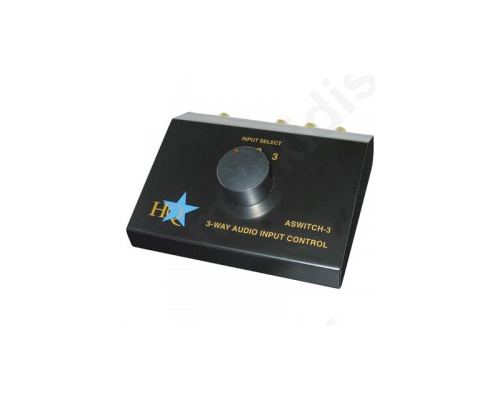 3-Way stereo input control box (TC-6)