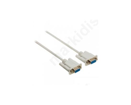 Serial cable D-SUB 9-pin female - D-SUB 9-pin female 2.00 m ivory