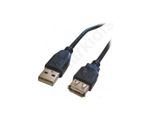 Καλώδιο USB A αρσ. - USB A 2.0 θηλ 1.8m