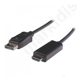 Καλώδιο εικόνας DisplayPort αρσ. σε HDMI αρσ., 2.00m Καλώδιο εικόνας DisplayPort αρσ. σε HDMI αρσ., 2.00m