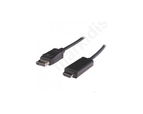 Καλώδιο εικόνας DisplayPort αρσ. σε HDMI αρσ., 2.00m