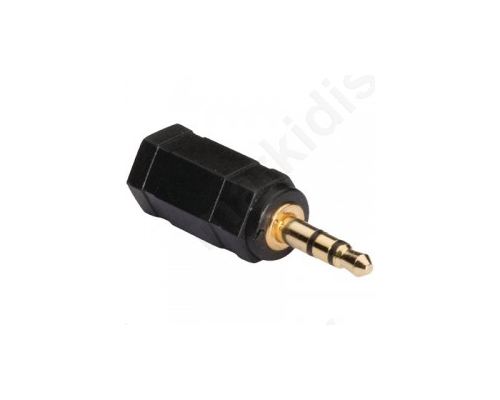 Audio adaptor 3.5mm - 2.5mm gold