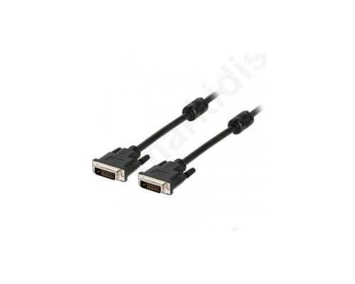 VLCP 32000B 2.00 DVI cable DVI-D 24+1-pin male - DVI-D 24+1-pin male 2.00 m black.