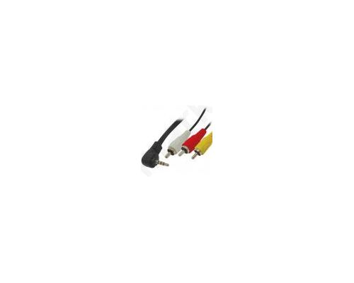 CABLE-537 3x phono plug - 3.5mm jack plug (3-rings