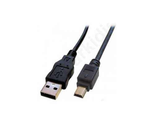 ΚΑΛΩΔΙΟ USB 1.8M USB ΑΡΣΕΝΙΚΟ ΣΕ USB MINI 5PIN