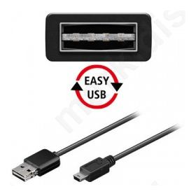 Καλώδιο EASY USB Α σε mini USB, 1.5m.
