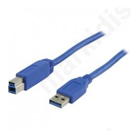 Καλώδιο USB 3.0 Αρσενικό - USB B Αρσενικό 1m. Καλώδιο USB 3.0 Αρσενικό - USB B Αρσενικό 1m.