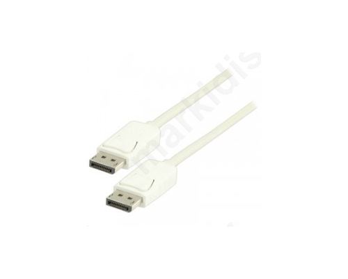 VLMP 37000 W2.00, DisplayPort connection cable 2.00 m white.