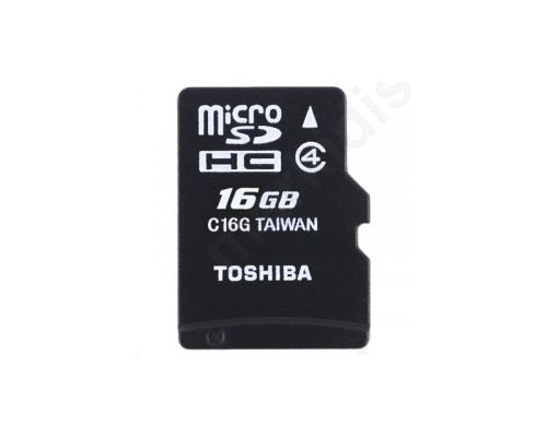 TOS MICROSD 16GB, Micro SD HC Card High Speed 16GB.