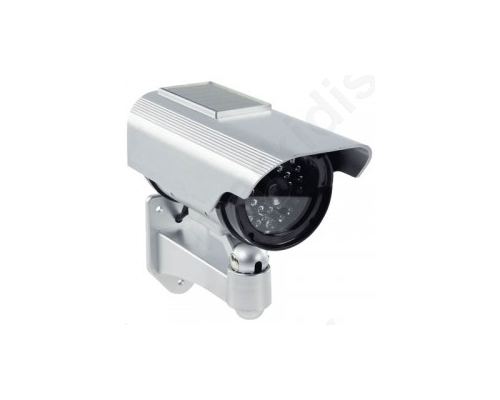 SAS-DUMMY CAM35 ,Ομοίωμα κάμερας Security με ηλιακό πάνελ και IR LEDs που ανάβουν στο σκοτάδι