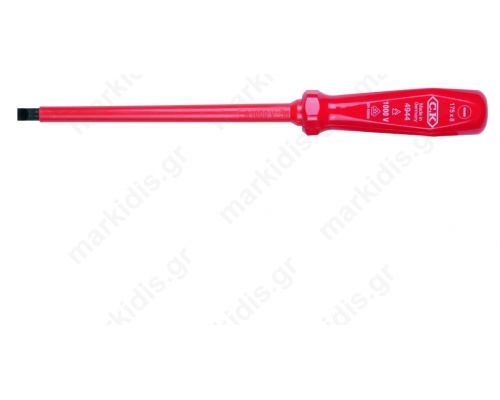 SCREWDRIVER STRAIGHT CK 4944-7 4.0 χ 100mm 1000V