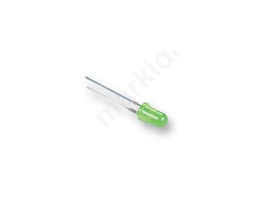 LED 5mm blinking green 5-32mcd 60° Front: convex Pitch 2.54mm