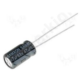 Electrolytic Capacitor 47MF / 63V 105C