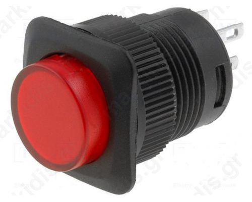 ΔΙΑΚΟΠΤΗΣ PUSH BUTTON OFF-ON Φ16ΜΜ 1.5A/250 3P LED