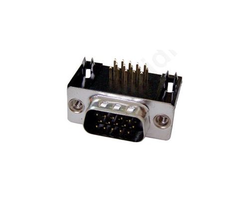 CONNECTOR D-SUB 15Ρ ΑΡΣΕΝΙΚΟΣ VGA ΓΩΝΙΑ