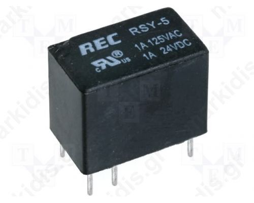  Relay: electromagnetic; SPDT; Ucoil:5VDC 0.5A/125VAC