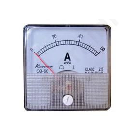 Panel meter analogue DC 60X60 0-60A