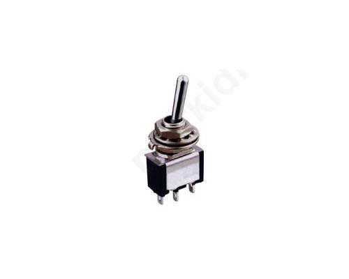 Switch toggle 1-position SP3T (ON)-OFF-(ON) 3A/250VAC 20mohm