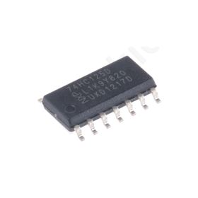 I.C 74HC125D SMD,Quad, Buffer, Line Driver 3-State