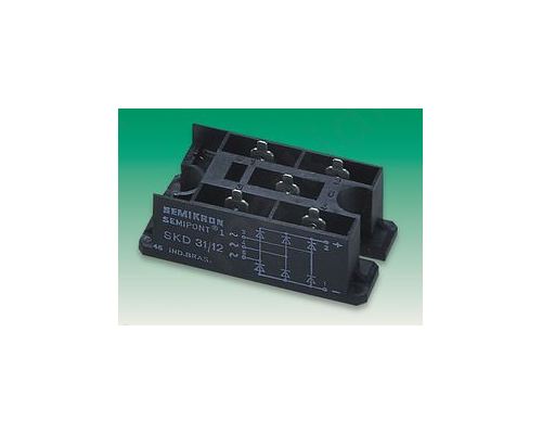 Bridge rectifier: three-phase Urmax: 1.2kV If: 31A Ifsm: 370A