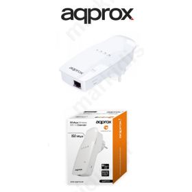 WIFI REPEATER ΑΣΥΡΜΑΤΟ WIFI EXTENDER APPROX APPRP02V WIFI REPEATER ΑΣΥΡΜΑΤΟ WIFI EXTENDER APPROX APPRP02V