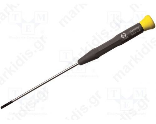 Screwdriver; slot; 4.0mm; Blade length:150mm