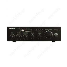 Ενισχυτης SM236 ισχύος 35W, 100V/70V/ 4Ω / 8Ω Ενισχυτης SM236 ισχύος 35W, 100V/70V/ 4Ω / 8Ω